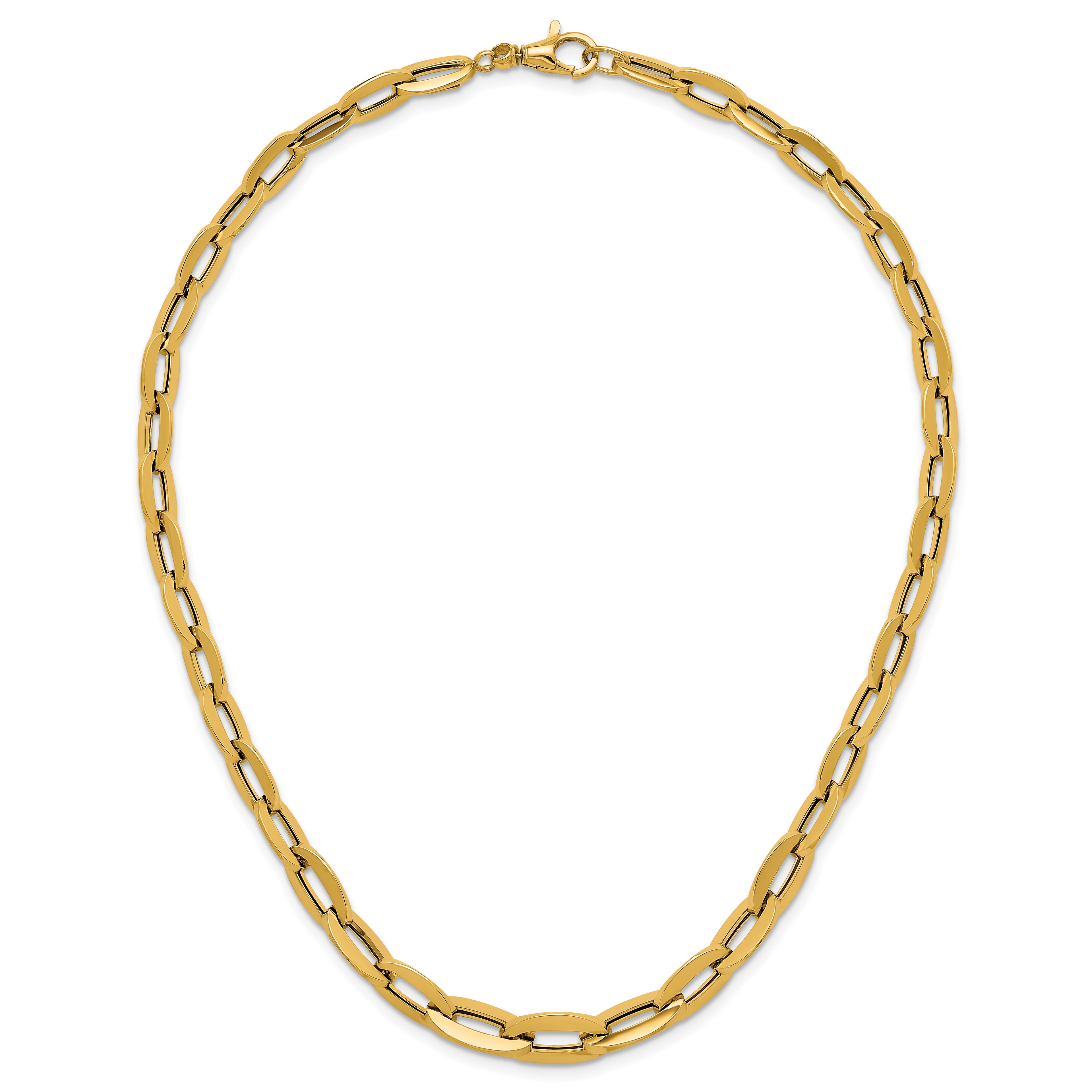 14K Yellow Gold Polished Necklace