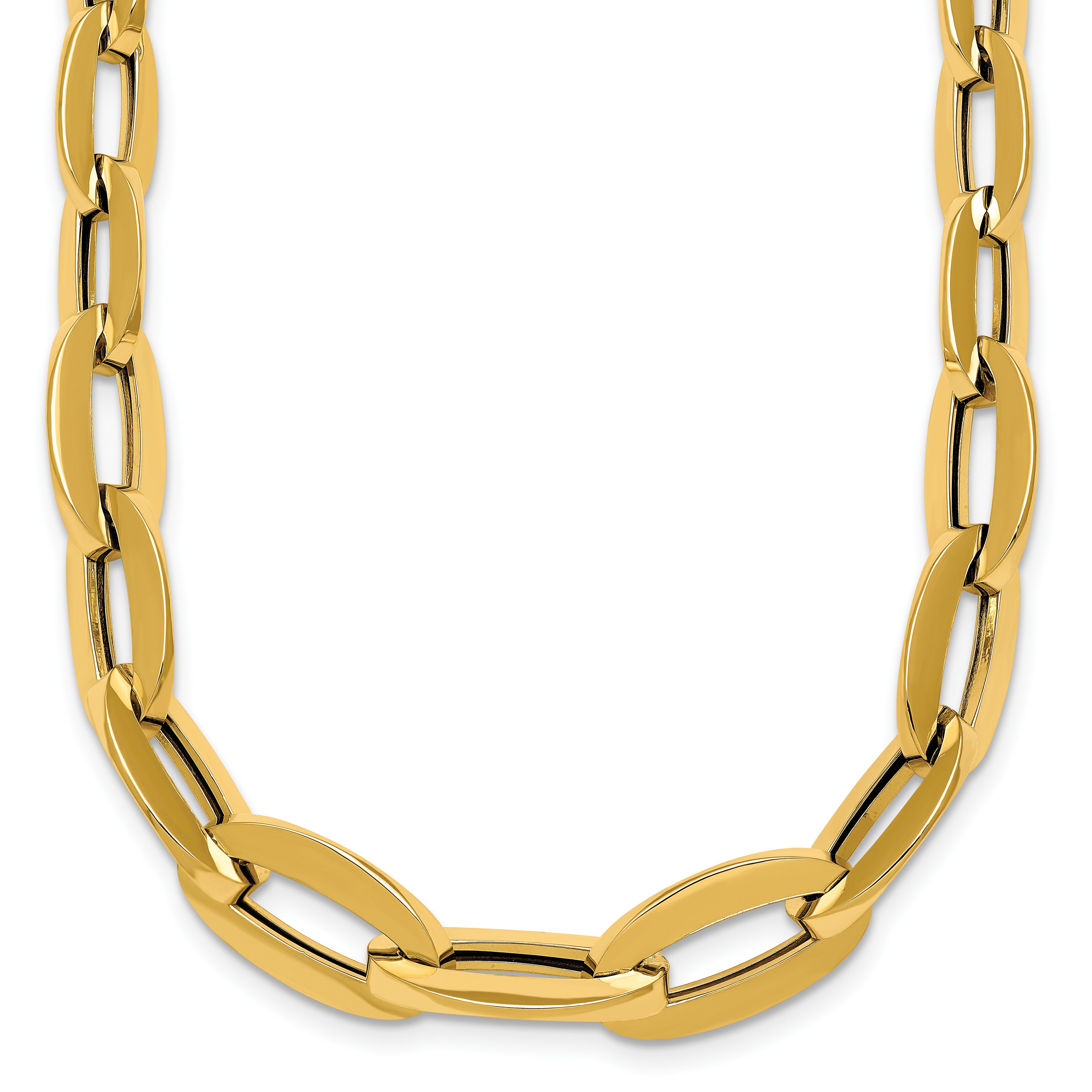 14K Yellow Gold Polished Necklace