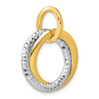 14K Yellow Gold Polished Pendant