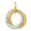 14K Yellow Gold Polished Pendant