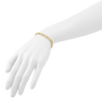 14K Polished Infinity Bracelet