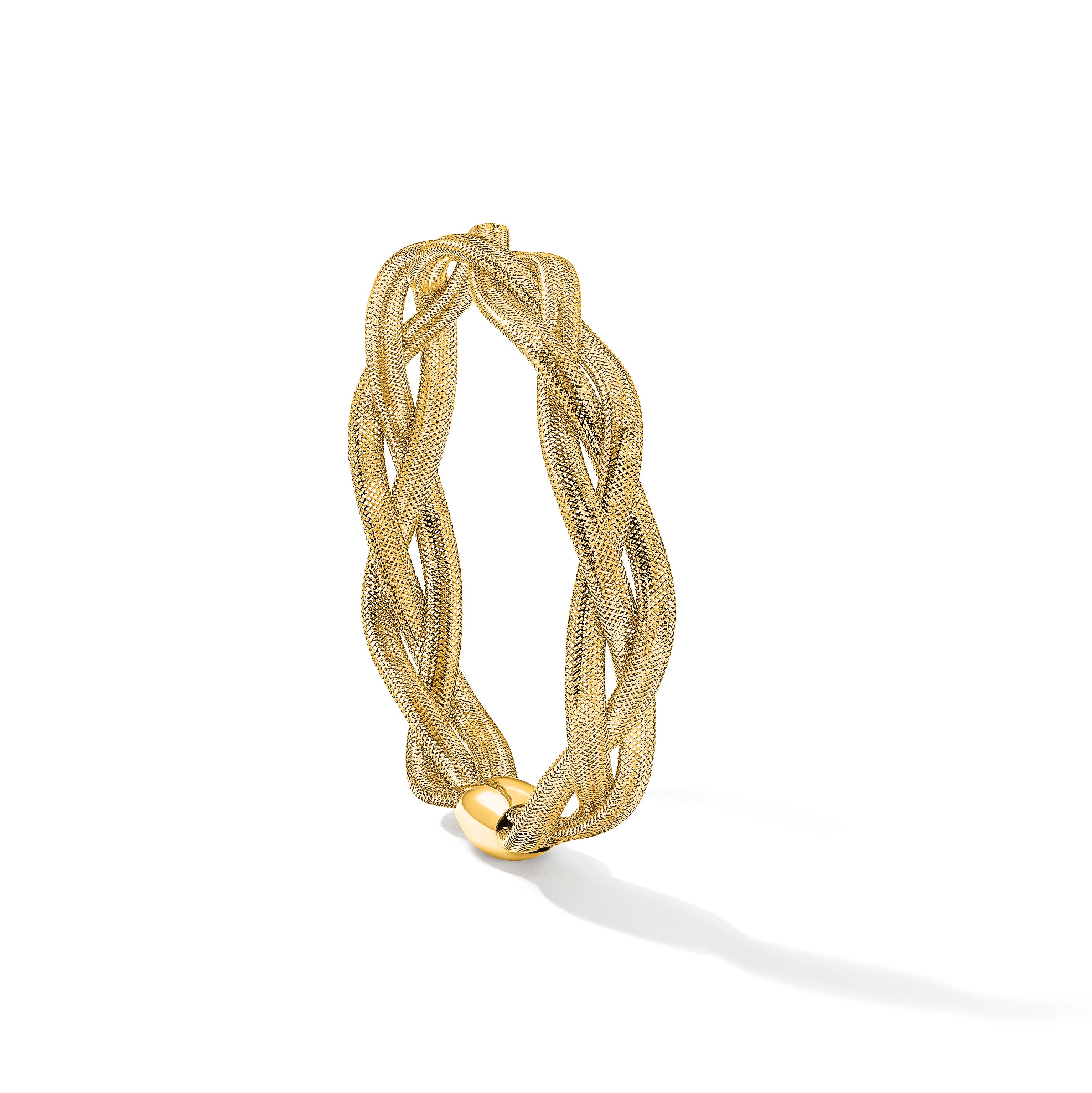 14K Fancy Stretch Bangle Bracelet