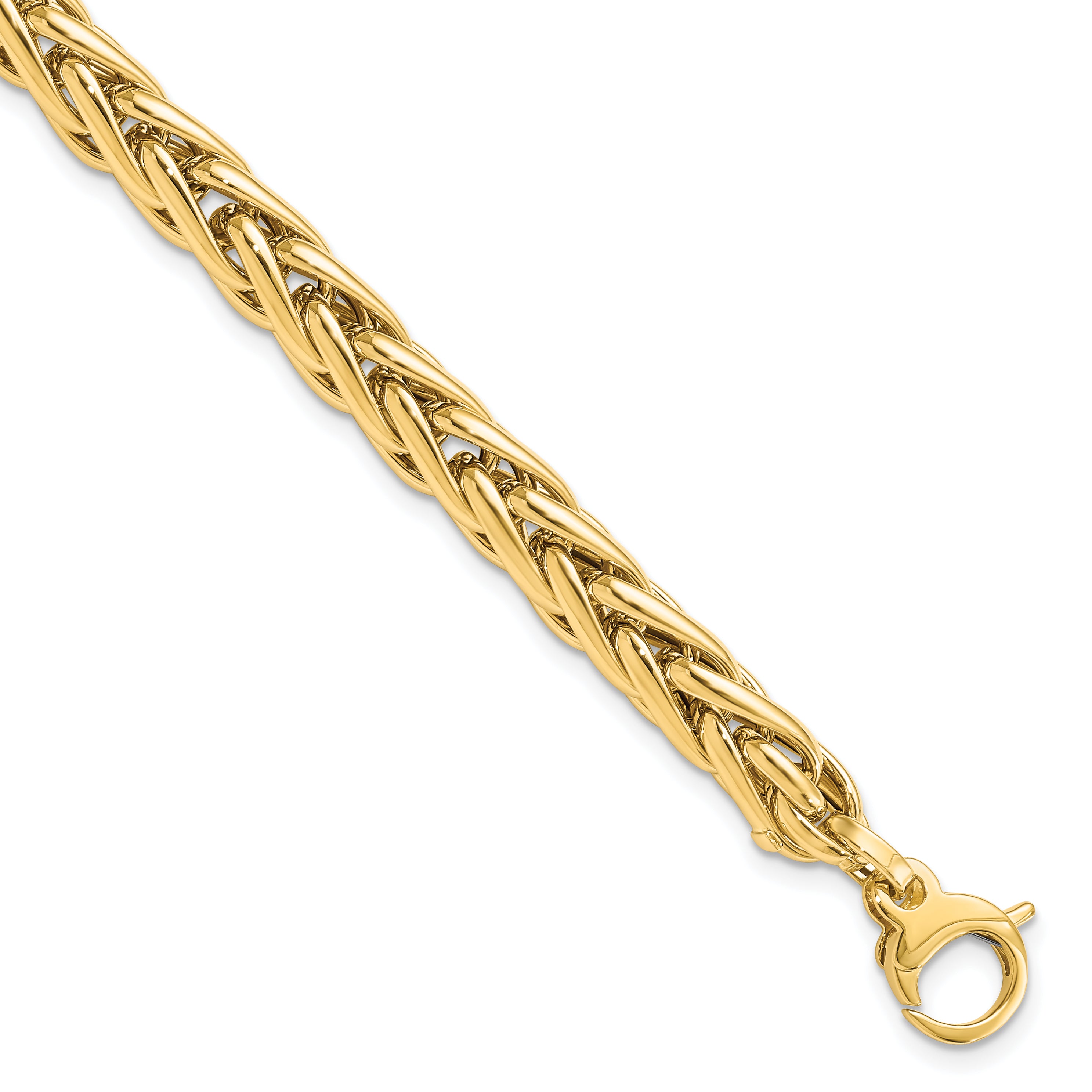 14K Polished Fancy Link Bracelet Main image