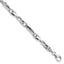 14K White Gold Polished Fancy Link Bracelet