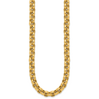 14K Polished Rolo Link Necklace