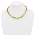 14K Polished Rolo Link Necklace