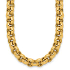 14K Polished Rolo Link Necklace