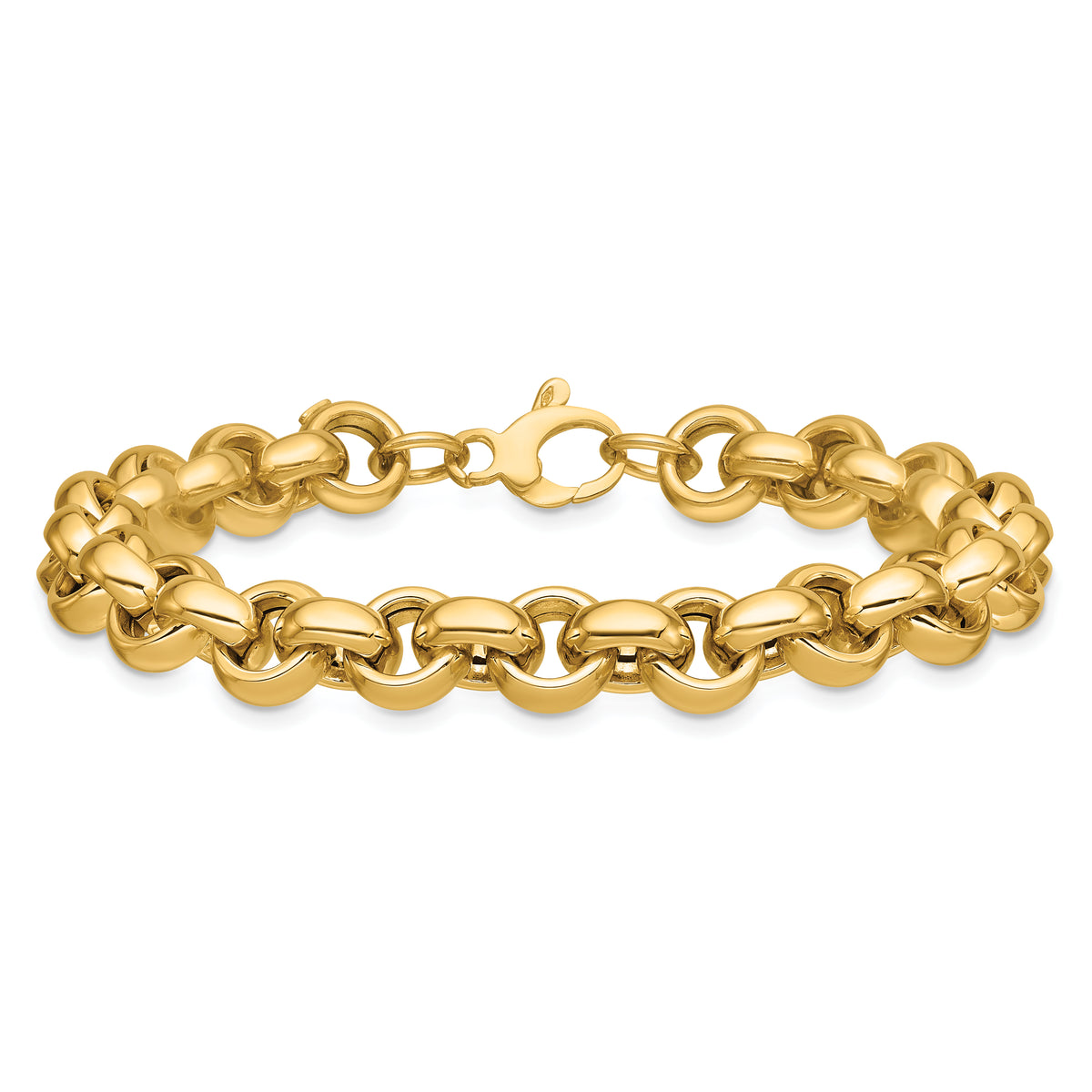 14K Polished Rolo Link Bracelet