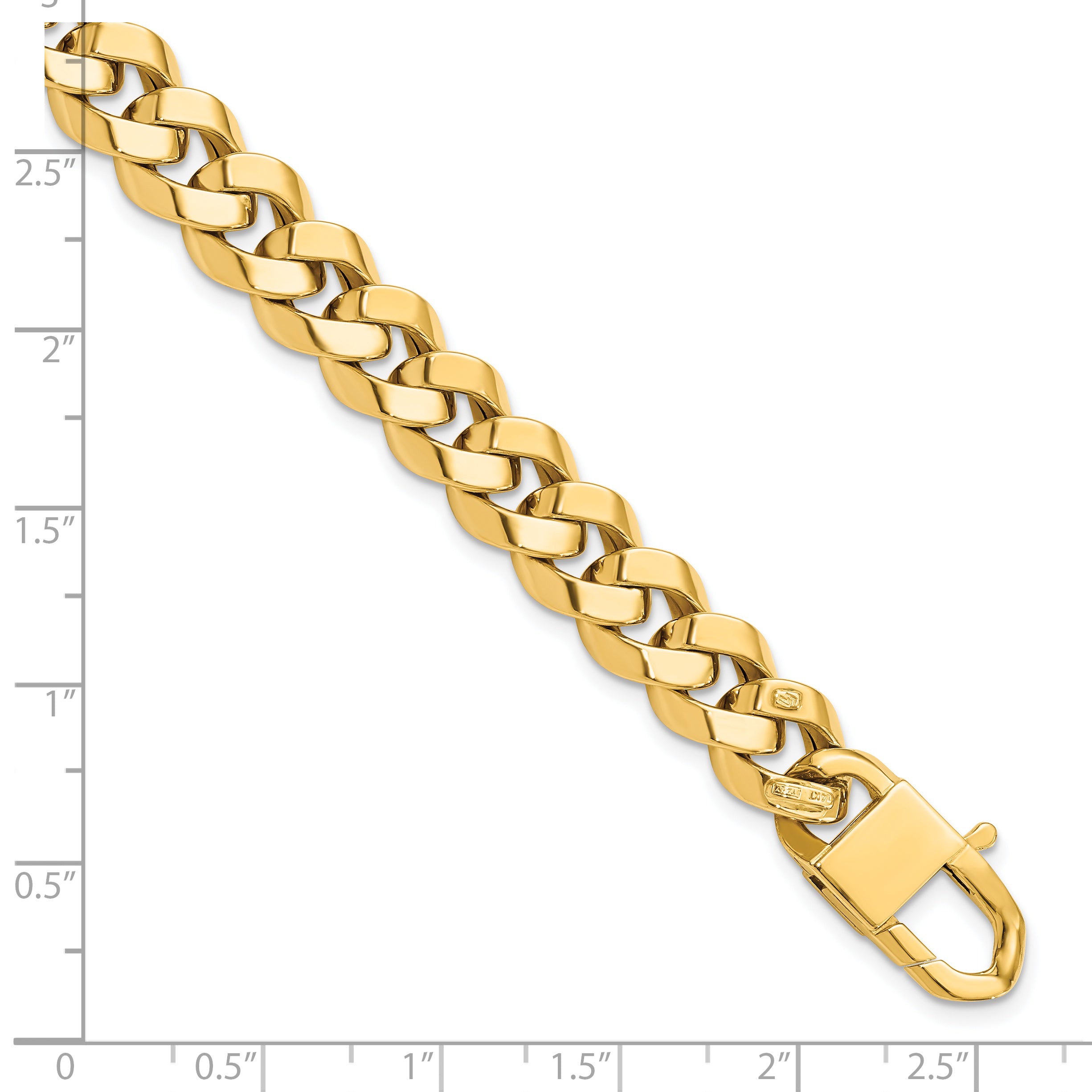 14K Polished Fancy Link Bracelet