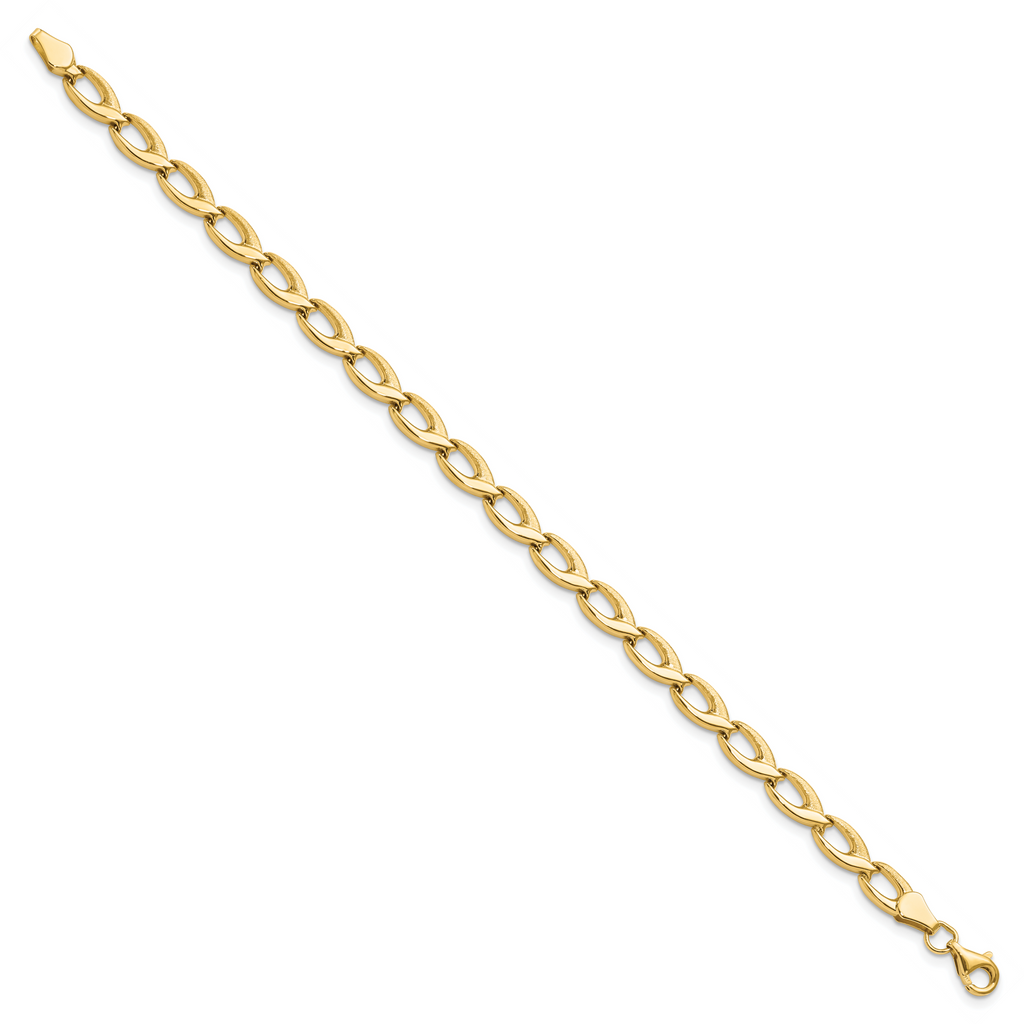 14K Fancy Link Bracelet