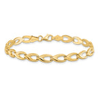 14K Fancy Link Bracelet