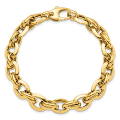 14K Polished Fancy Link Bracelet