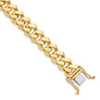 Fancy Chain Bracelet in 14K Yellow Gold, 10mm, 1 Inch - Sophia Jewelers