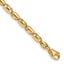 14K Yellow Gold Barrel Chain Necklace 4.1mm