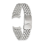 Jubilee-Style Link Watch Band in Stainless Steel, 18 to 20 Mmmm - Sophia Jewelers