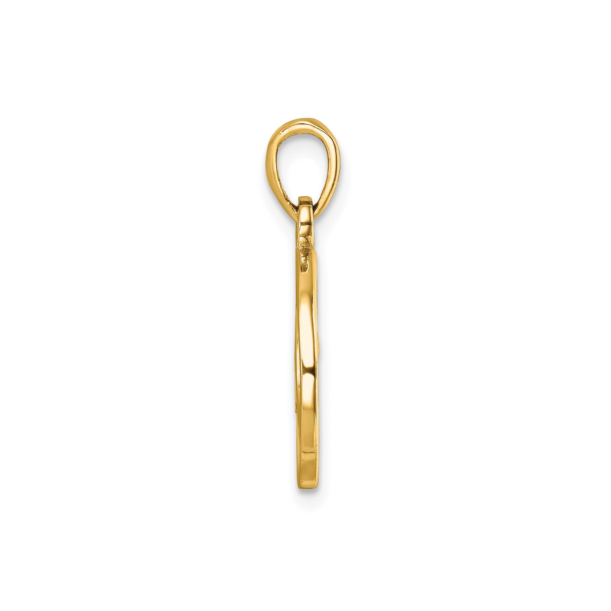 Wave Pendant in Gold-Plated Sterling Silver Secondary image