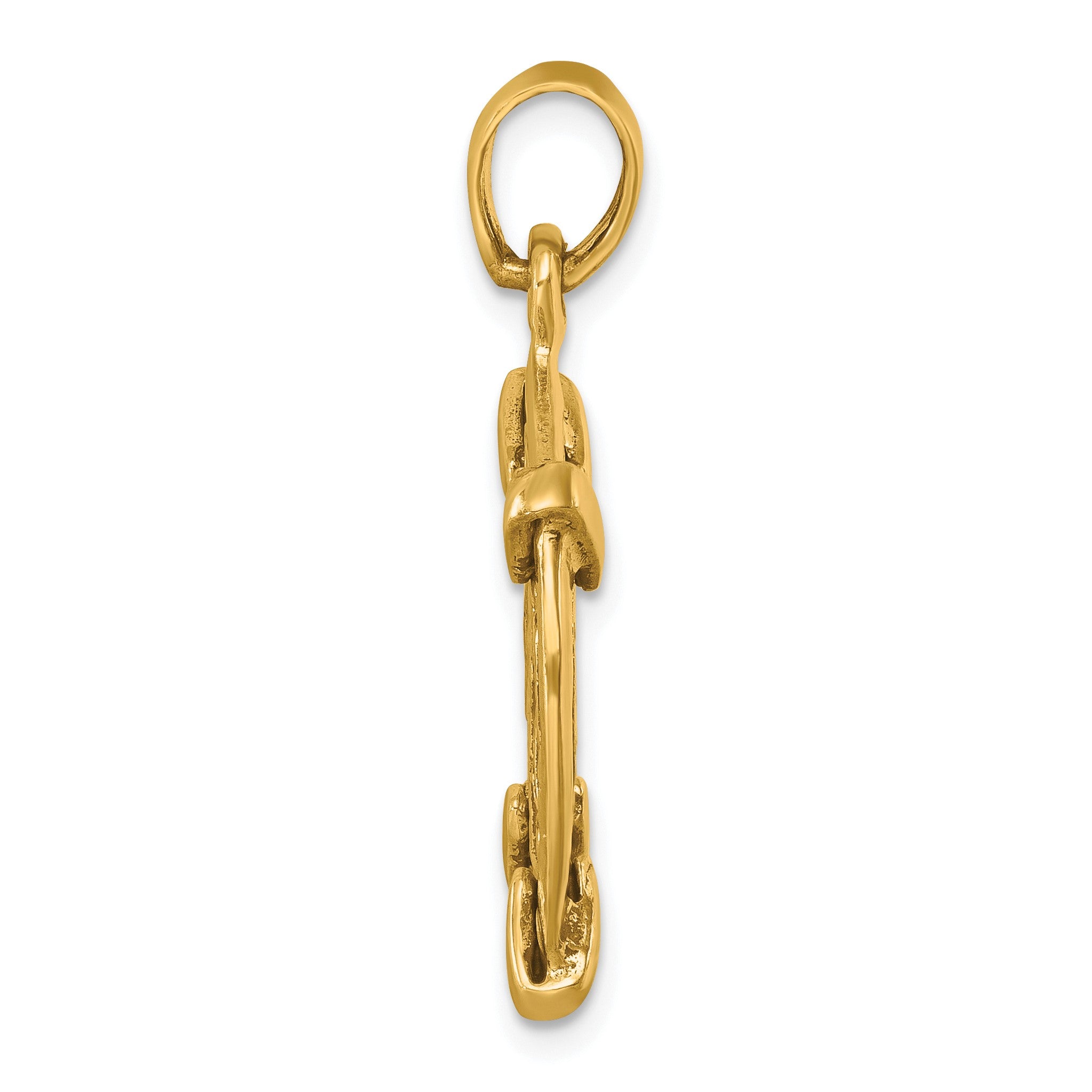 Medieval Coin Pendant in Gold-Plated Sterling Silver, 18mm Secondary image
