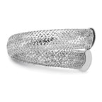 14K w/Rhodium Mesh Bypass Stretch Ring