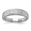14K w/Rhodium Mesh Tapered Stretch Ring