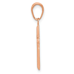 14K Rose Gold Small Cross Pendant