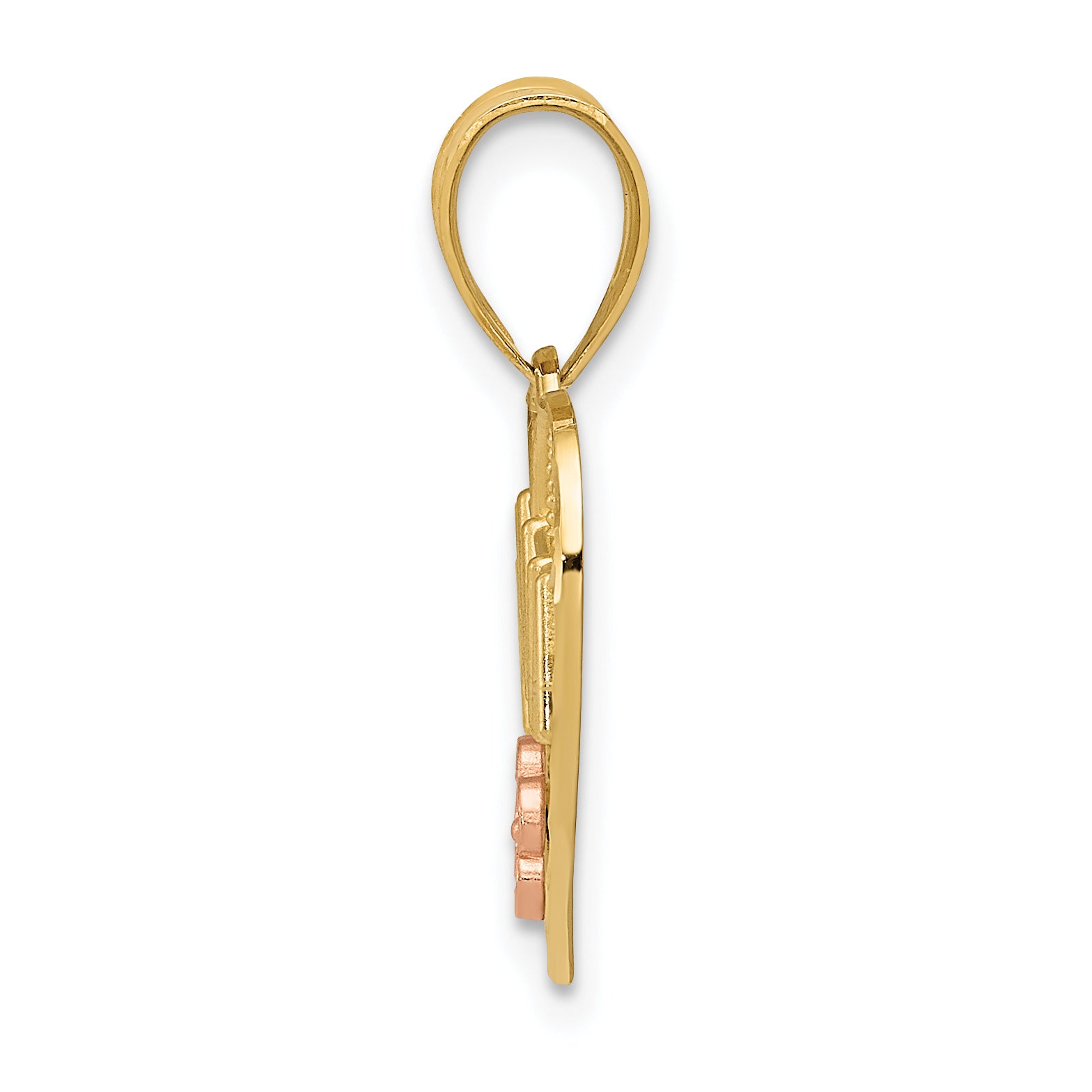 14k Two-tone NANA Heart Pendant Secondary image