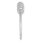 14k White Gold Break-apart BIG SIS-MOM-LIL SIS Charm