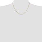 14K Yellow Gold Anchor Chain Necklace 1.5mm