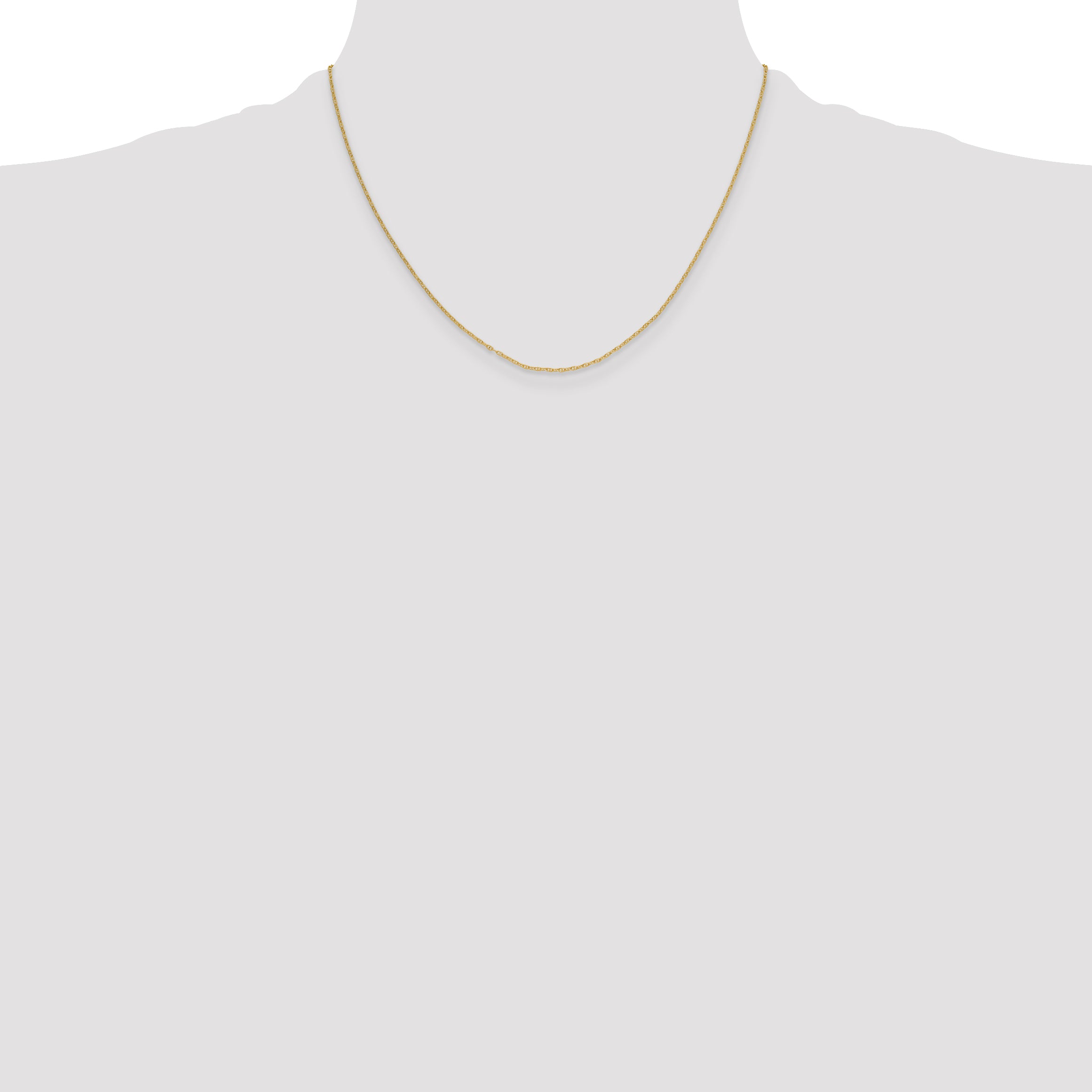 14K Yellow Gold Anchor Chain Necklace 1.5mm