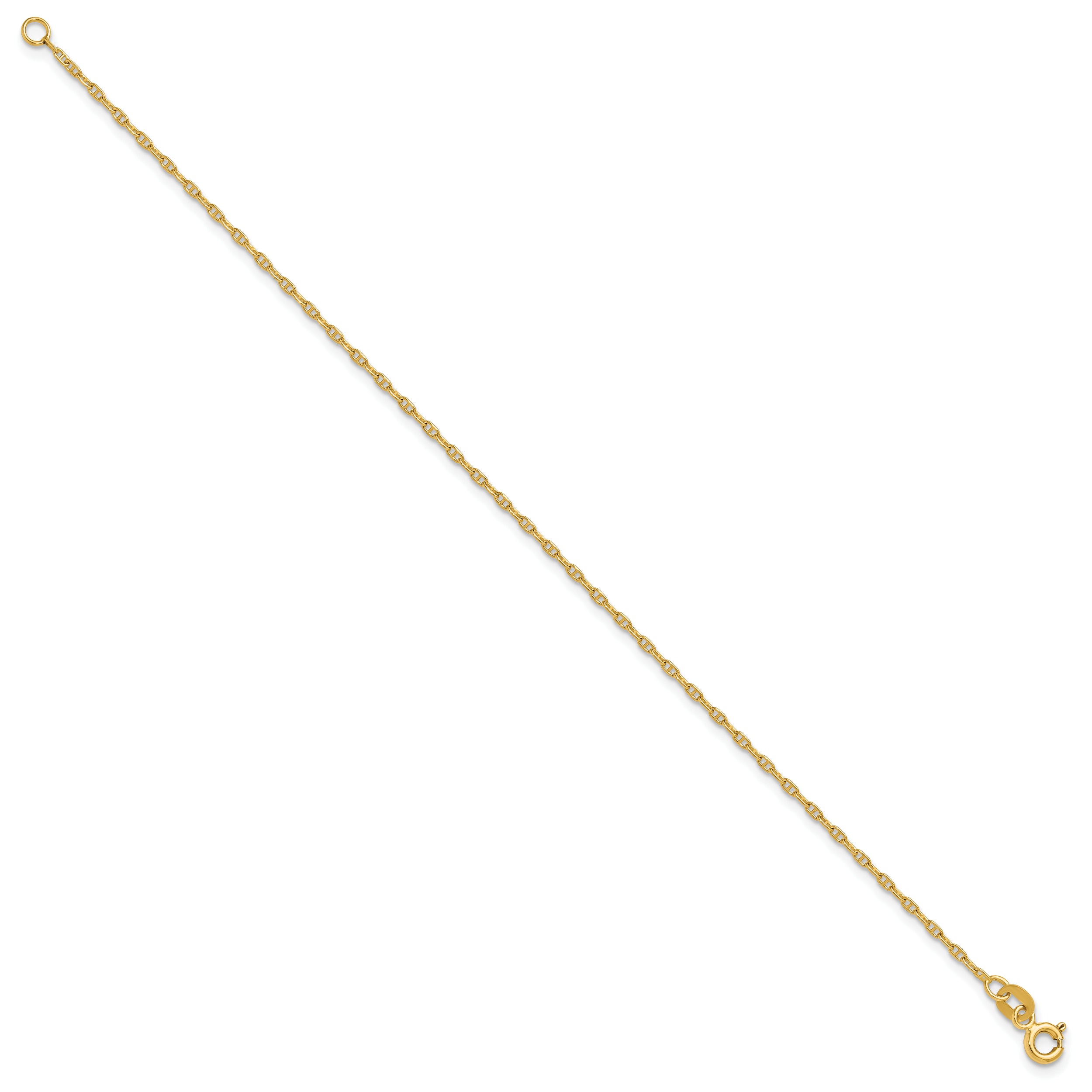14k 1.5mm Mariners Link Chain