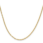 14k 1.8mm Mariners Link Chain