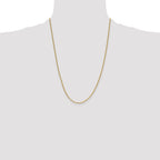 14k 1.8mm Mariners Link Chain