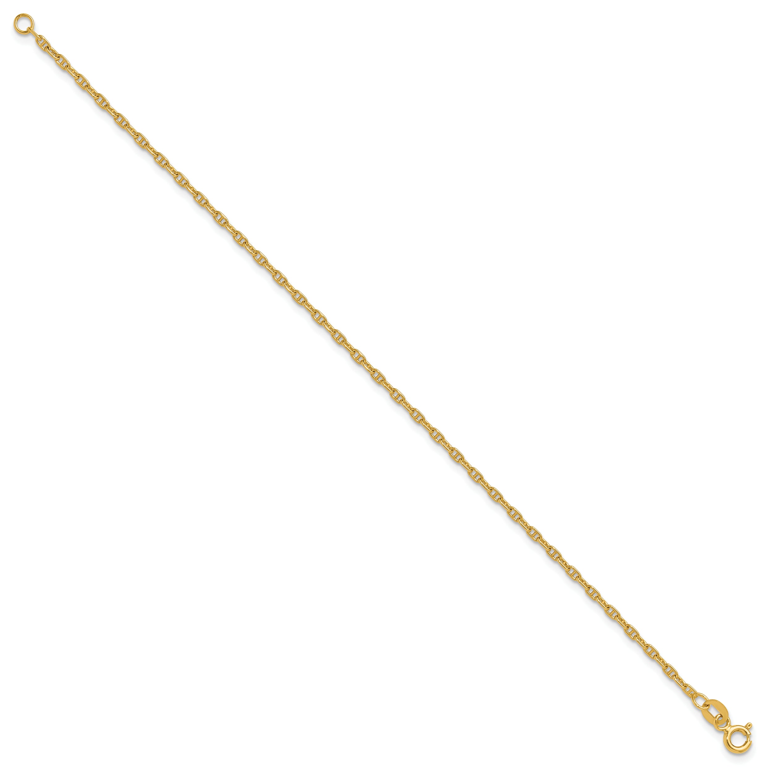 14k 1.8mm Mariners Link Chain