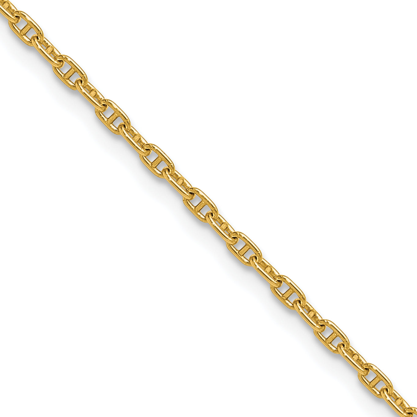 14k 1.8mm Mariners Link Chain Main image