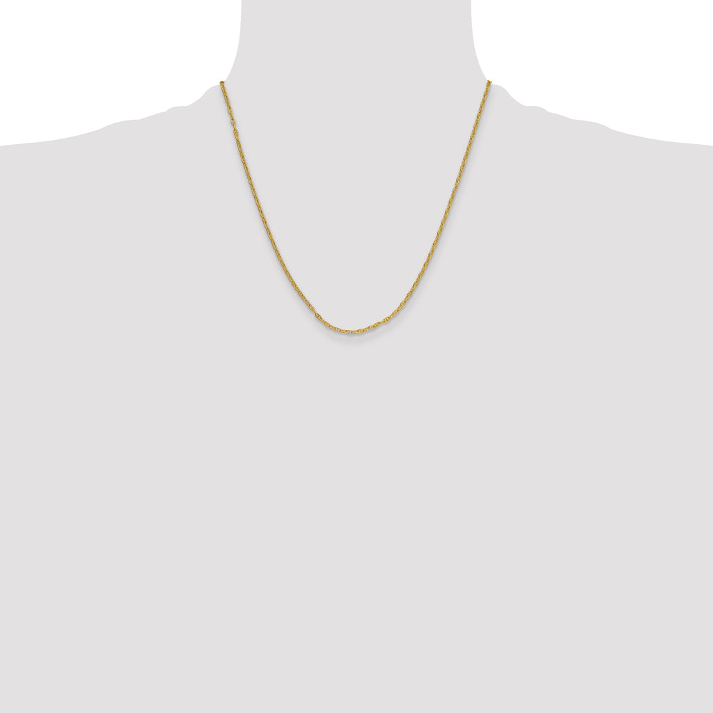 14k 2.35mm Mariners Link Chain