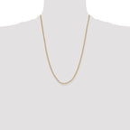 14k 2.35mm Mariners Link Chain