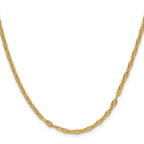 14k 3.0mm Mariners Link Chain