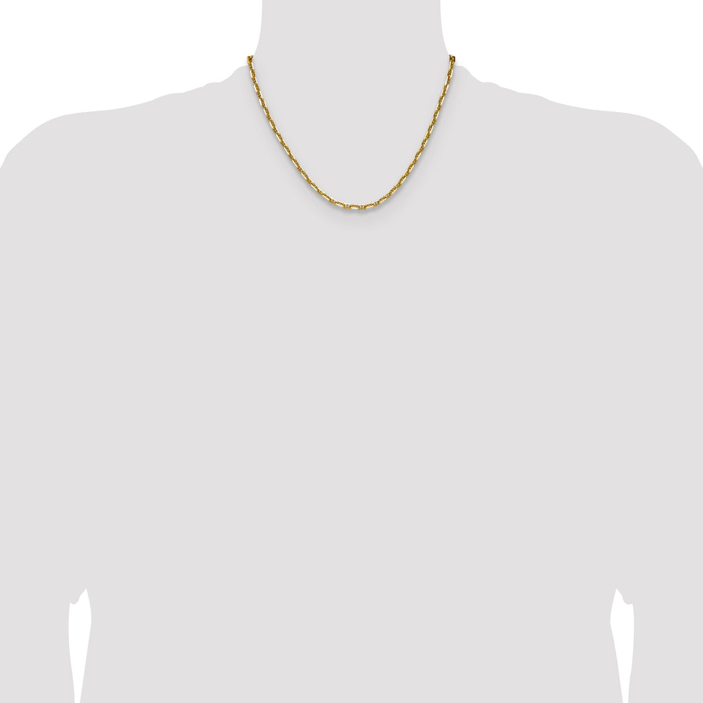 14k 4.1mm D/C Mariner Anchor Chain