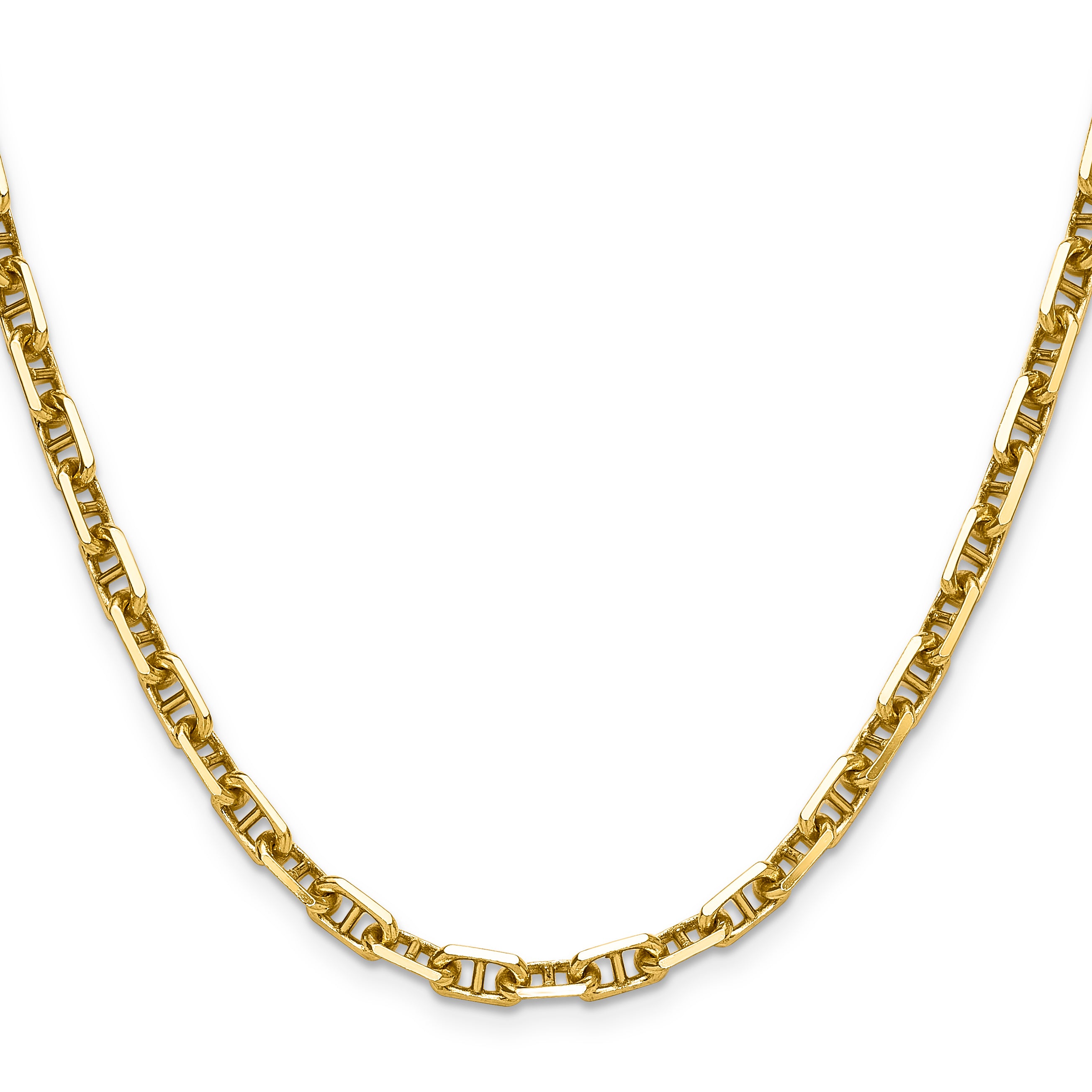 14k 5.0mm D/C Mariner Anchor Chain