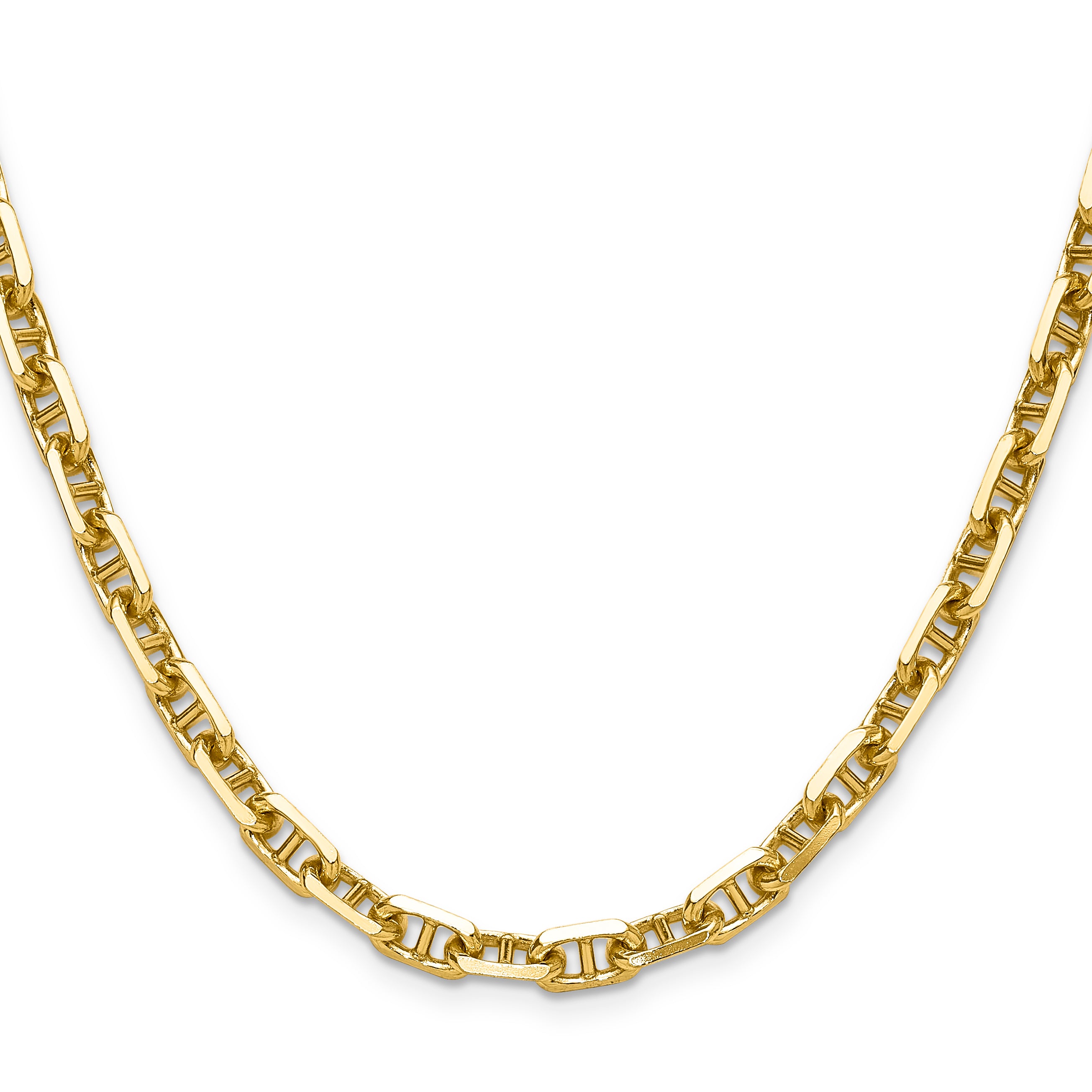 14k 5.7mm Diamond-Cut Mariner Anchor Chain