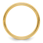 4.0mm 10K Yellow Gold Milgrain Comfort Fit Wedding Band - Sophia Jewelers