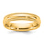 4.5mm 10K Yellow Gold Milgrain Comfort Fit Wedding Band - Sophia Jewelers