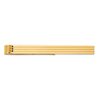 14k Mens Grooved Tie Bar