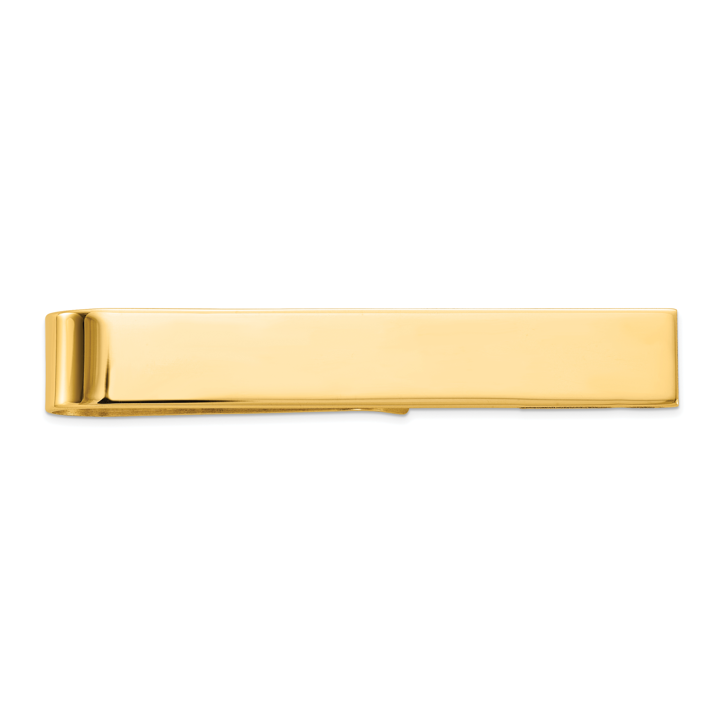 14k Mens Polished Tie Bar