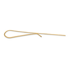 14k Mens Grooved Engravable Tie Bar