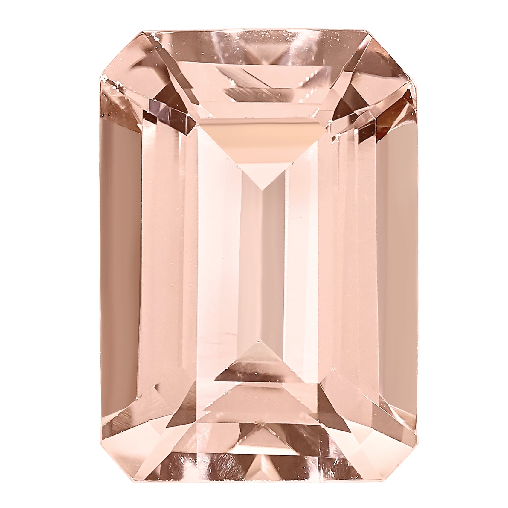 Morganite AA Quality 9x7mm Emerald Cut Main image