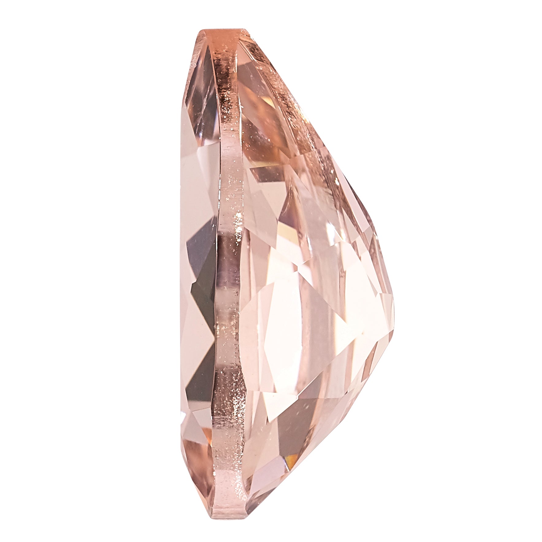 Morganite, 10x7mm, Pear AAA (Pink) Secondary image