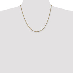 14K 20 inch  1.8mm Diamond-cut Milano Rope with Lobster Clasp Chain