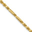 14K Yellow Gold Solid Diamond-Cut Rope Chain Necklace 3mm