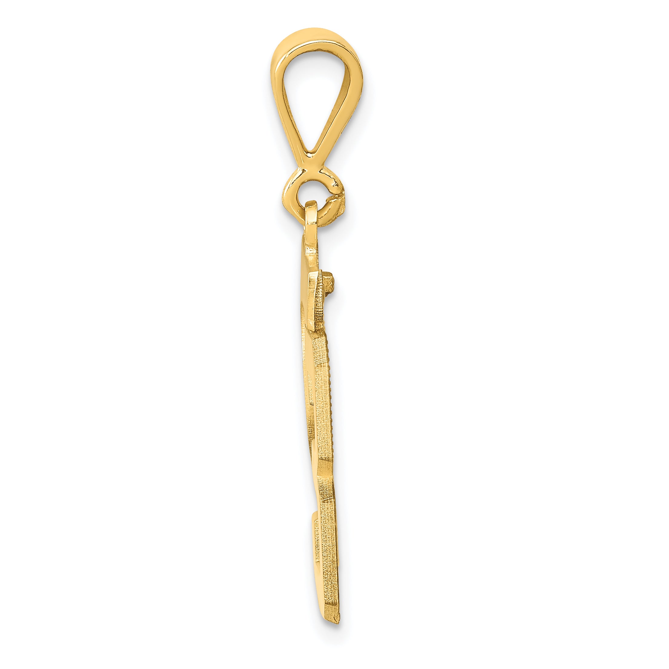 14k Medium Polished Number 23 Charm Secondary image