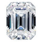 Lab Grown VS+, F+ 2/3ct Emerald Diamond